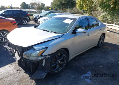 2014 Nissan Maxima 3.5 Sv z USA, uszkodzony, nr VIN 1N4AA5AP1EC475565